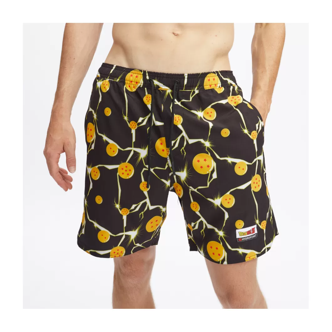 Discount Boardshorts 16' Dragon Ball Z Balls Black Adult Boardshorts