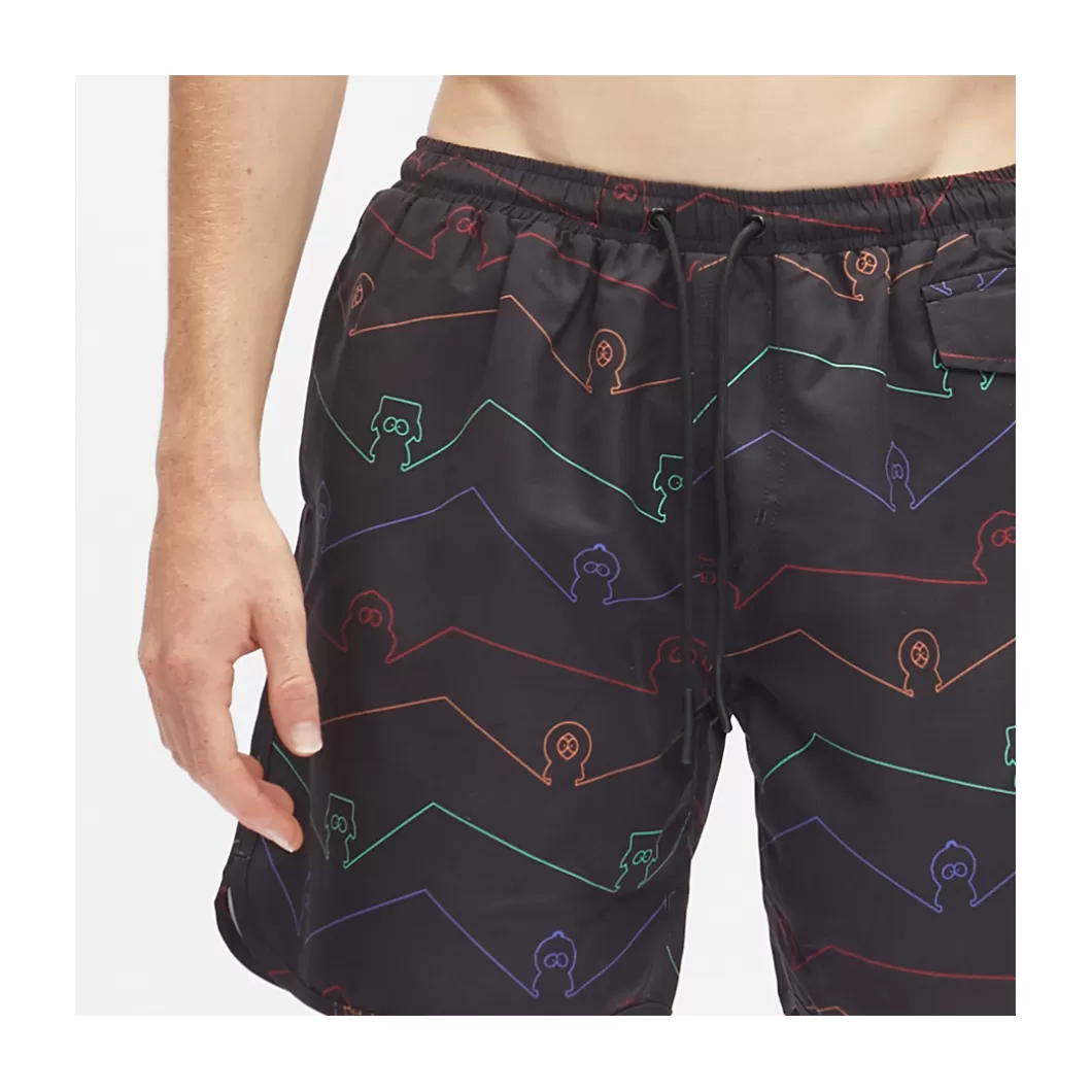 Shop Boardshorts 16' South Park Hills Black Adult Boardshorts