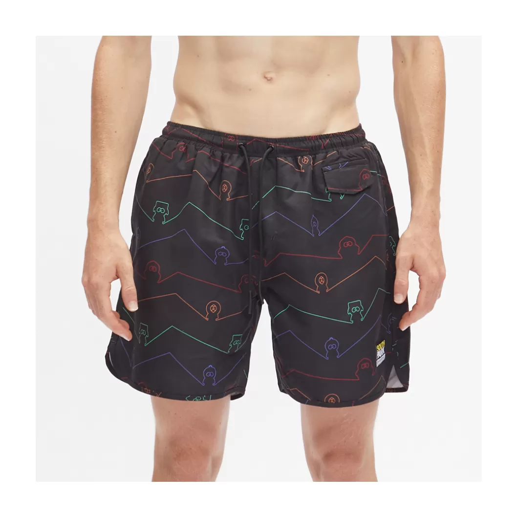 Shop Boardshorts 16' South Park Hills Black Adult Boardshorts