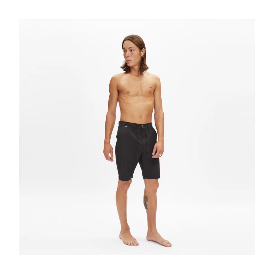 Hot Boardshorts 20' Pelham Earth Black Adult Shorts