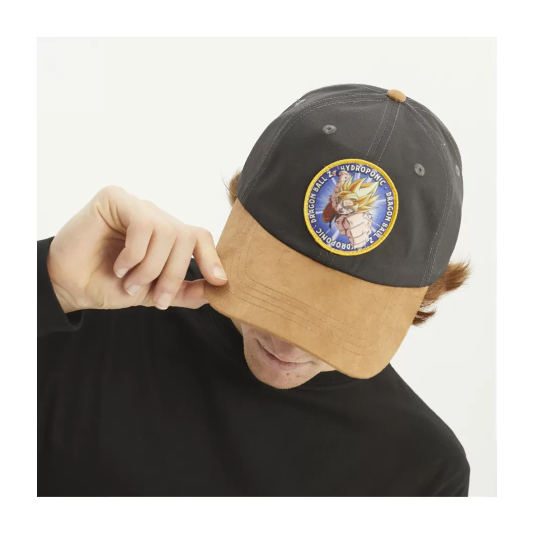 Outlet Cap Dragon Ball Z Goku Charcoal / Tan Caps & Hats