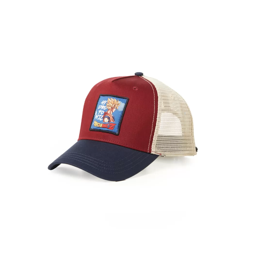 Discount Cap Dragon Ball Z Super Saiyan Burgundy / Navy Caps & Hats