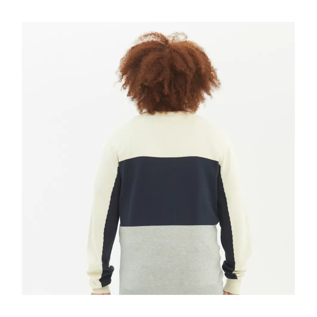 Sale Knitting Simi Off White / Navy / Grey Adult Knittings