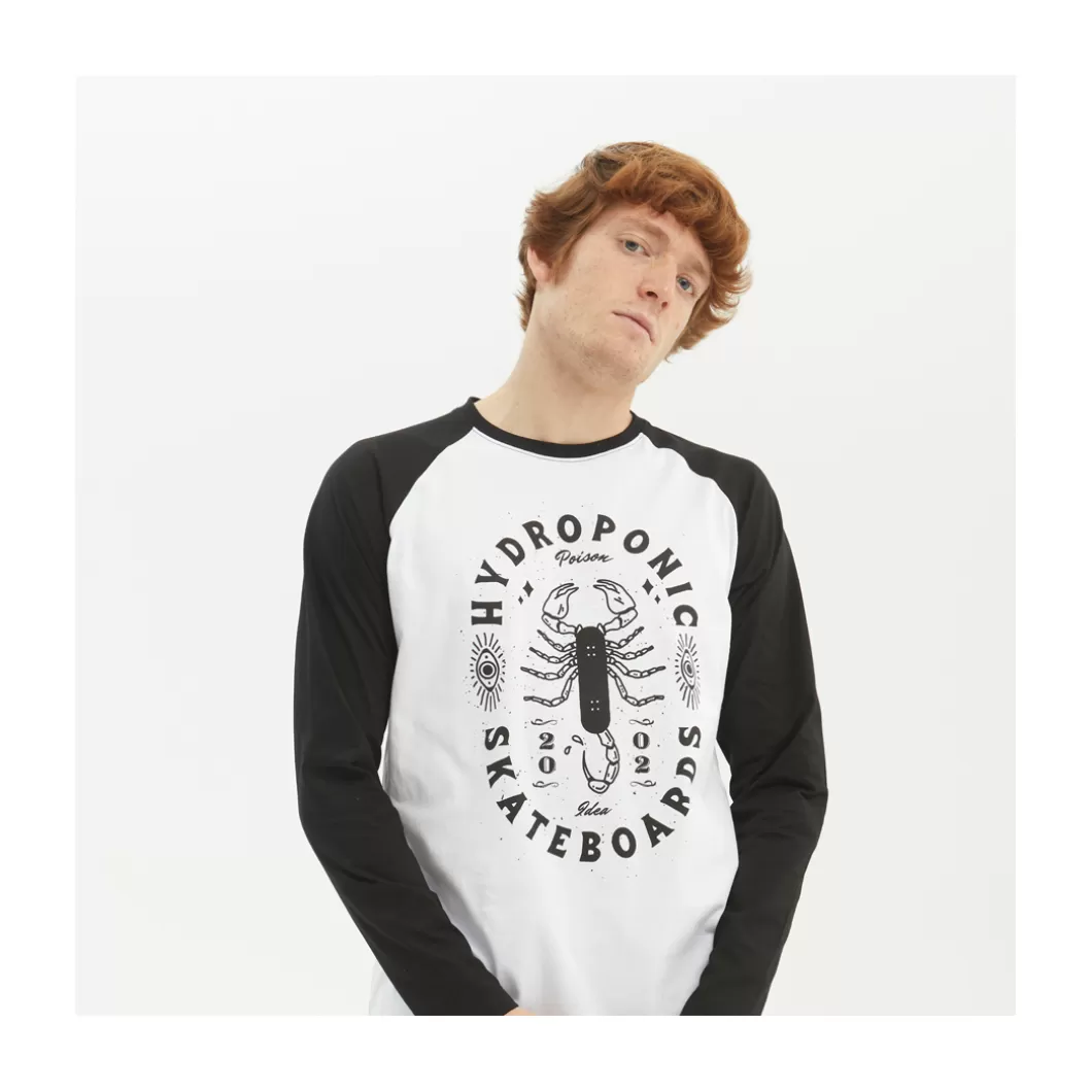 Flash Sale Long Sleeve T-Shirt Skorpio Black / White Adult Long Sleeve Tees