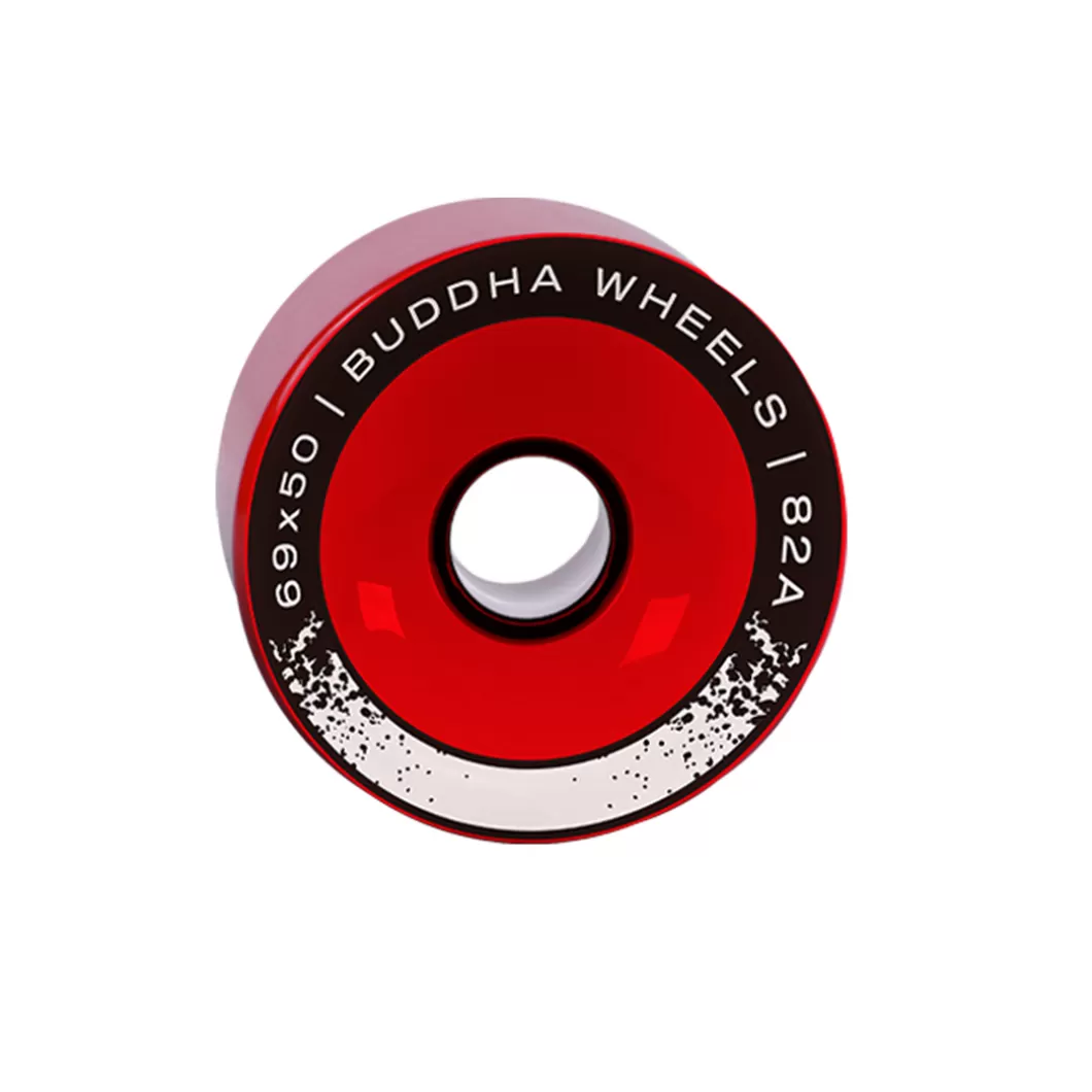 Online Longboard Wheels Buddha Wheels Sohei Red Size 70 Mm