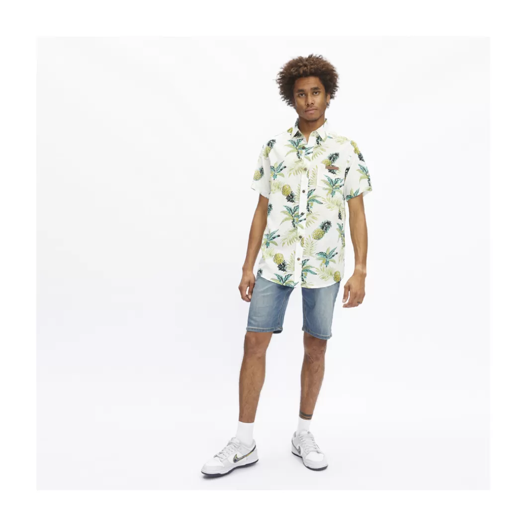 Discount Shirt Makahiki White Tropical Adult Shirts