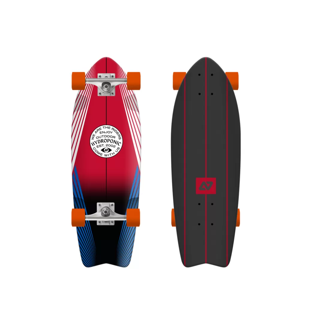 Outlet Skate Cruiser Fish 28'' Lines Red Skate Cruiser Completes