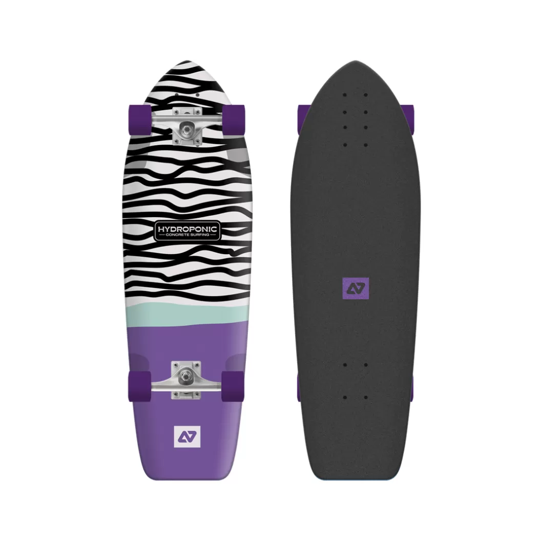 Online Skate Cruiser Square 33'' Concrete Purple Skate Cruiser Completes