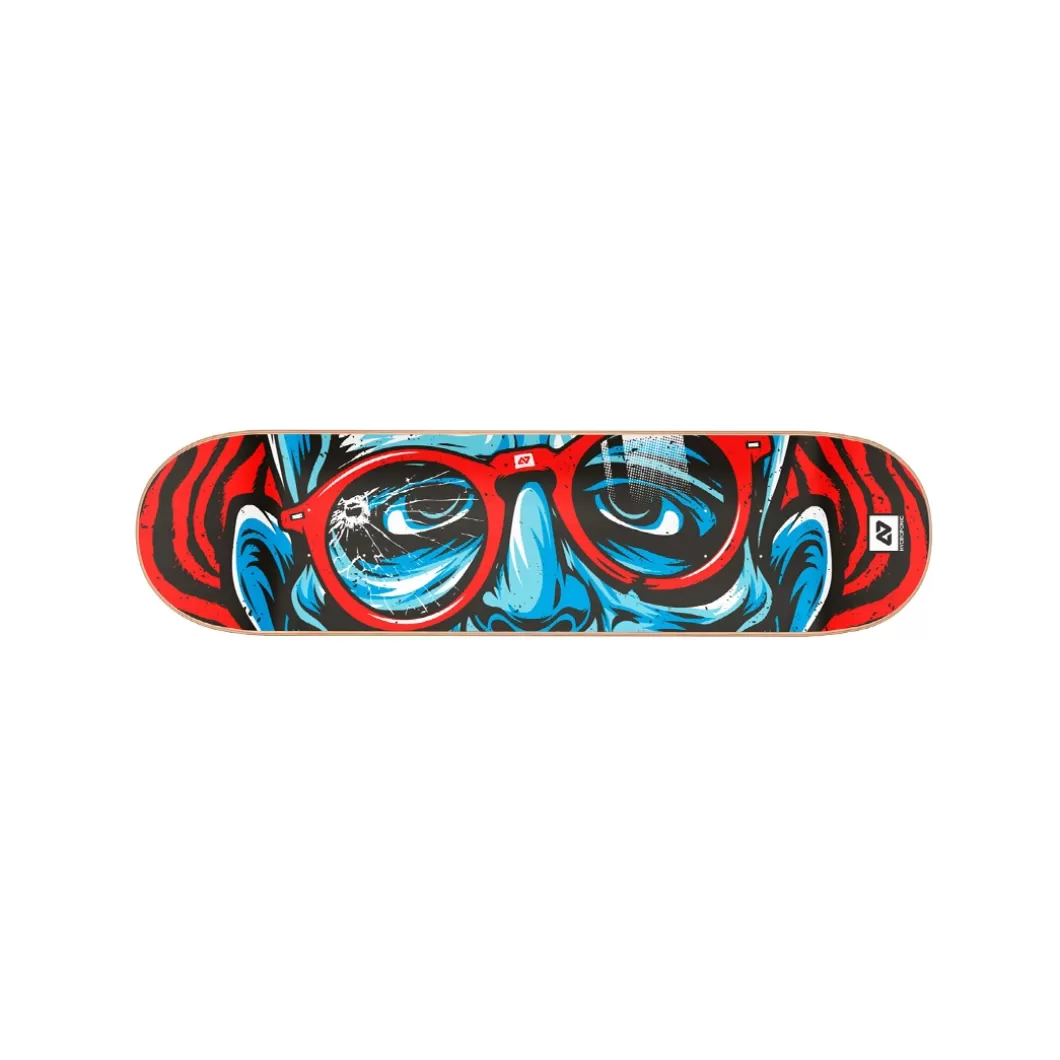 Outlet Skate Deck Glasses Round Red Size 8,125