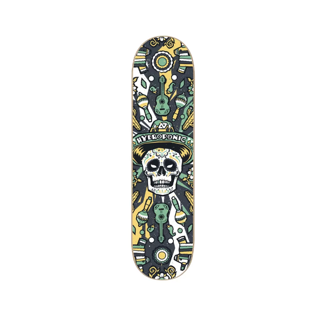 Sale Skate Deck Mexican Skull 2.0 Black Size 8,125