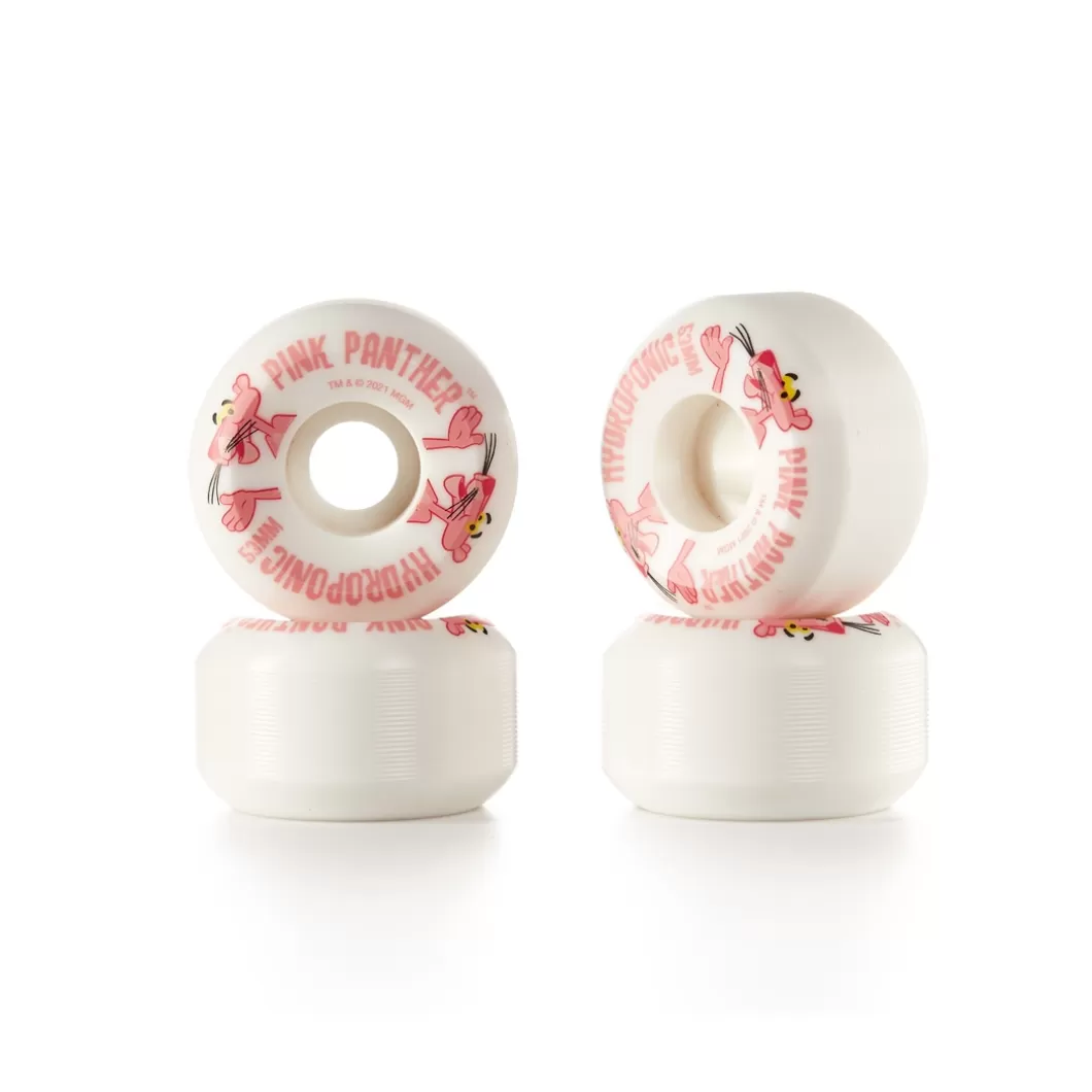 Shop Skate Wheels Pink Panther White 53 / 54 / 55 Size 53 Mm