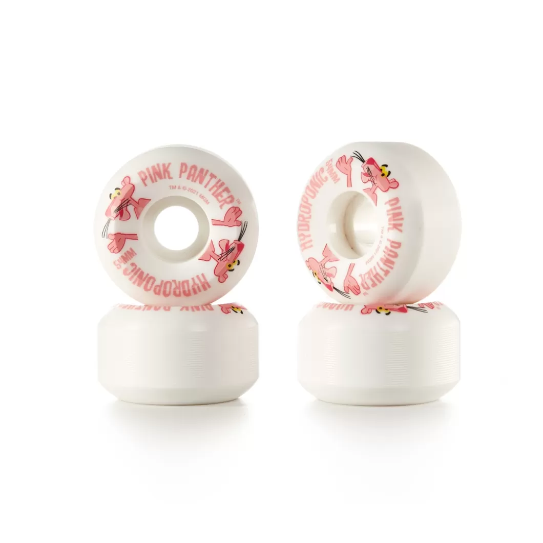 Shop Skate Wheels Pink Panther White 53 / 54 / 55 Size 53 Mm