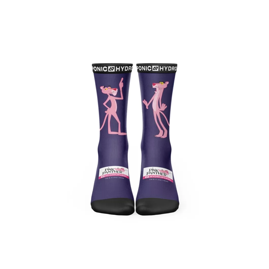 Store Socks Pink Panther Figure Purple Socks