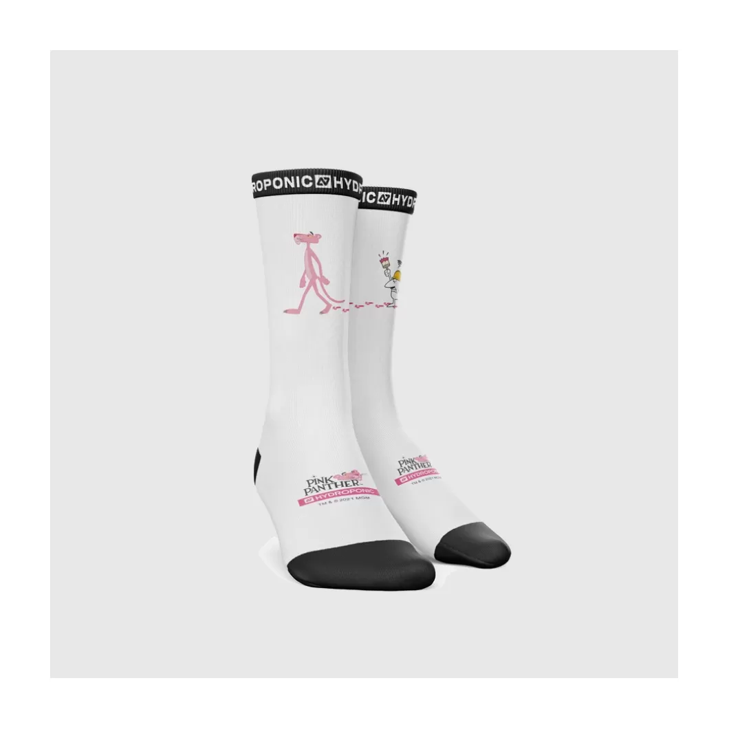 Best Socks Pink Panther Paint White Socks