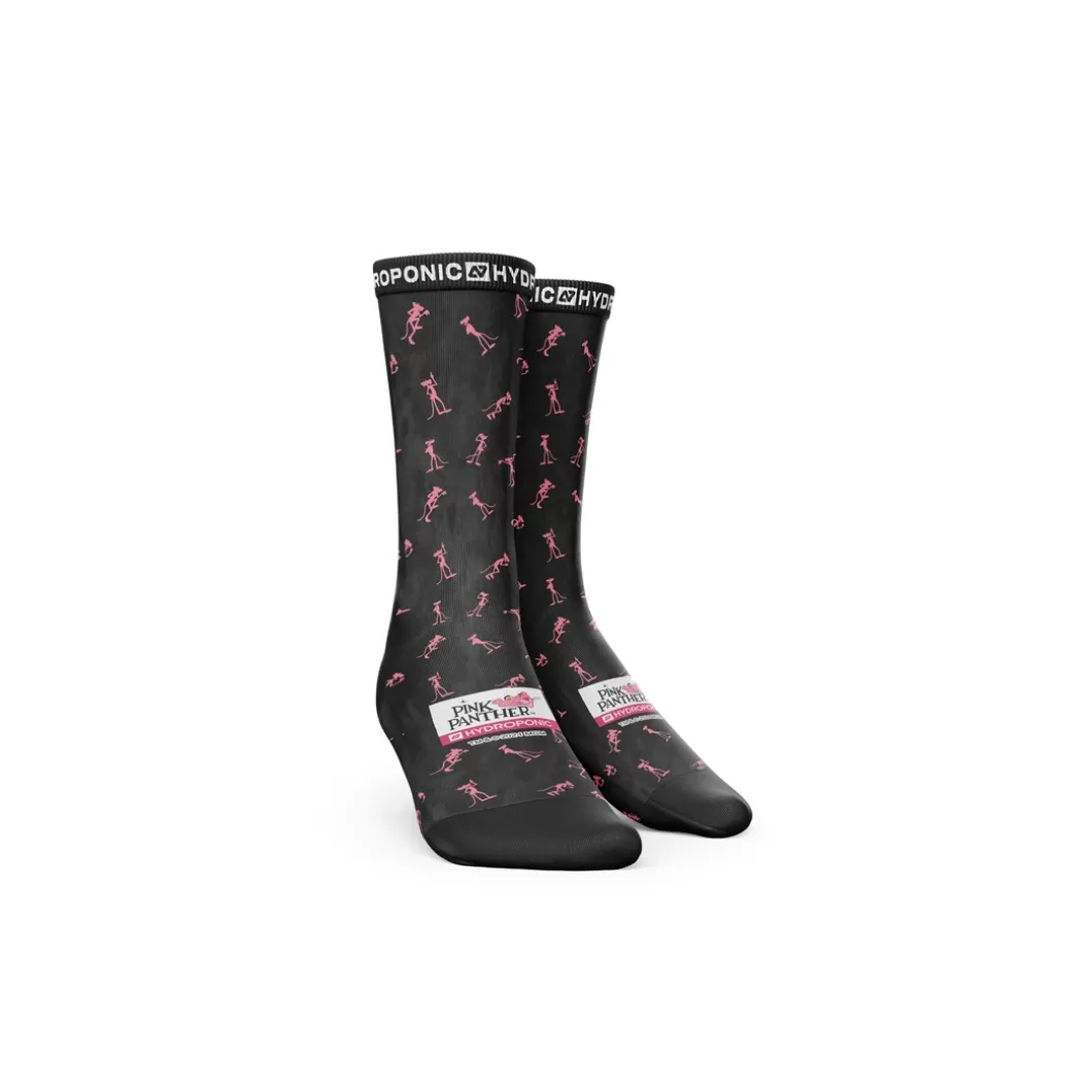 Cheap Socks Pink Panther Pink Tie Dye Charcoal Socks