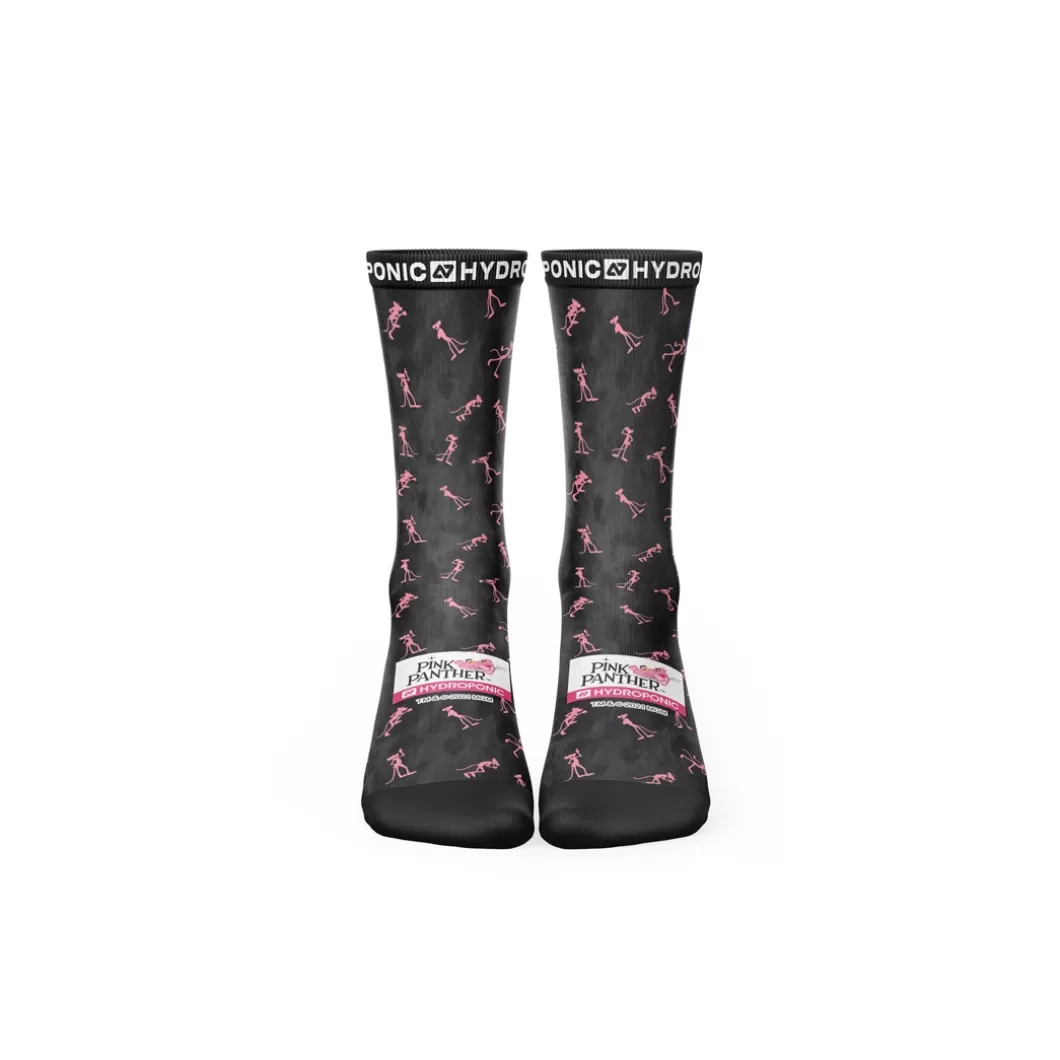 Cheap Socks Pink Panther Pink Tie Dye Charcoal Socks