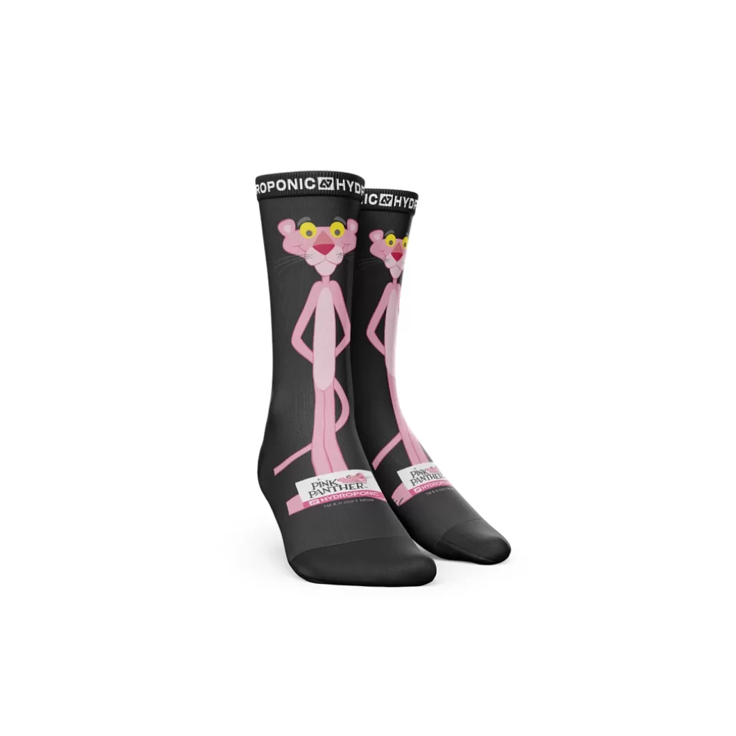 Cheap Socks Pink Panther Stand Black Socks