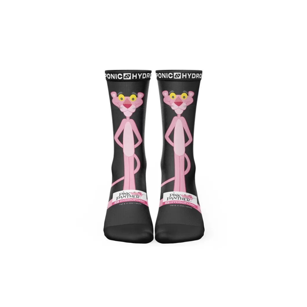 Cheap Socks Pink Panther Stand Black Socks