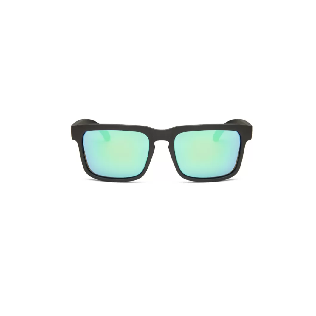 Best Sale Sunglasses Ew Mersey Black / Camo + Green Mirror Sunglasses