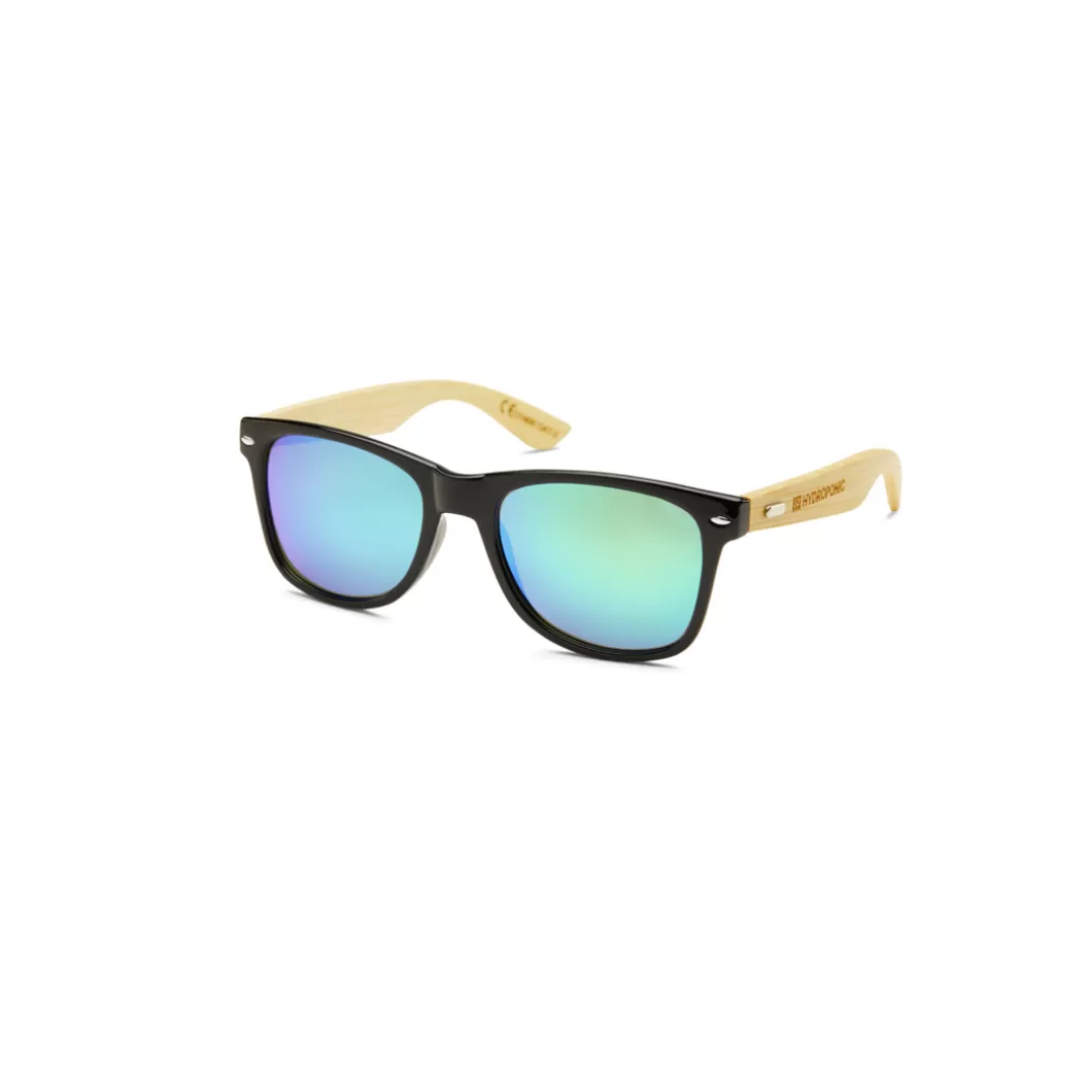 Clearance Sunglasses Ew Riverside Black + Green Mirror Sunglasses