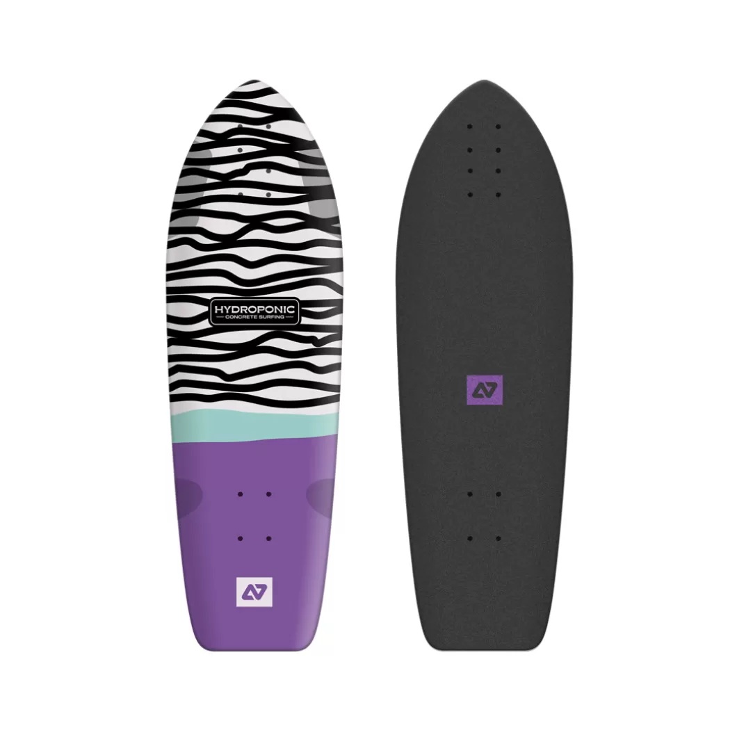 Hot Surfskate / Cruiser Deck Square 33'' Concrete Purple Skate Cruiser Decks