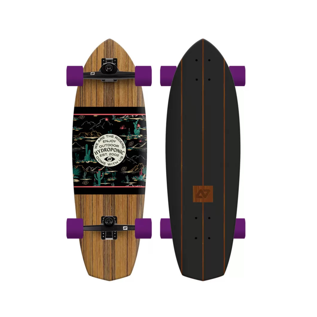 Best Sale Surfskate Diamond Cactus Surfskate Completes