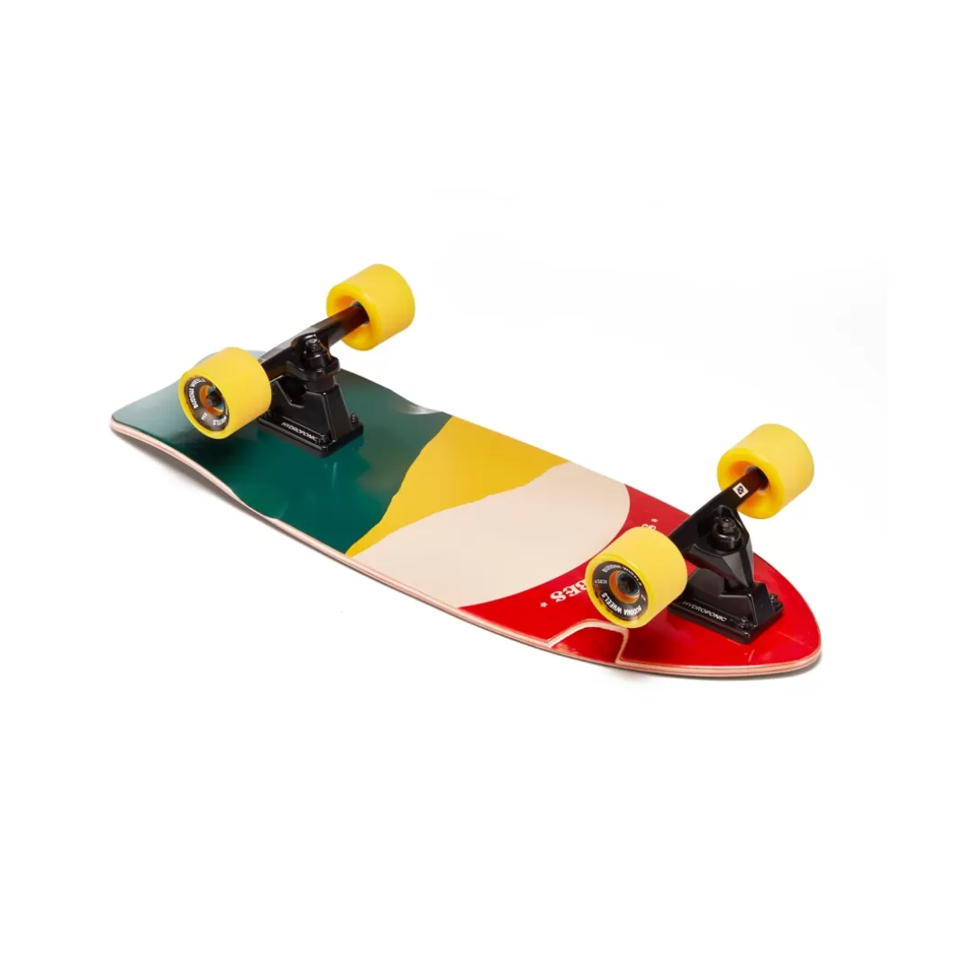 Hot Surfskate Fish 28'' Sun Red Surfskate Completes