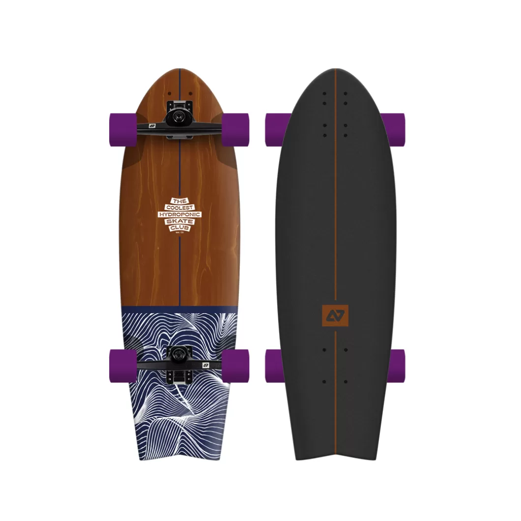 Flash Sale Surfskate Fish 31,5'' Coolest Surfskate Completes