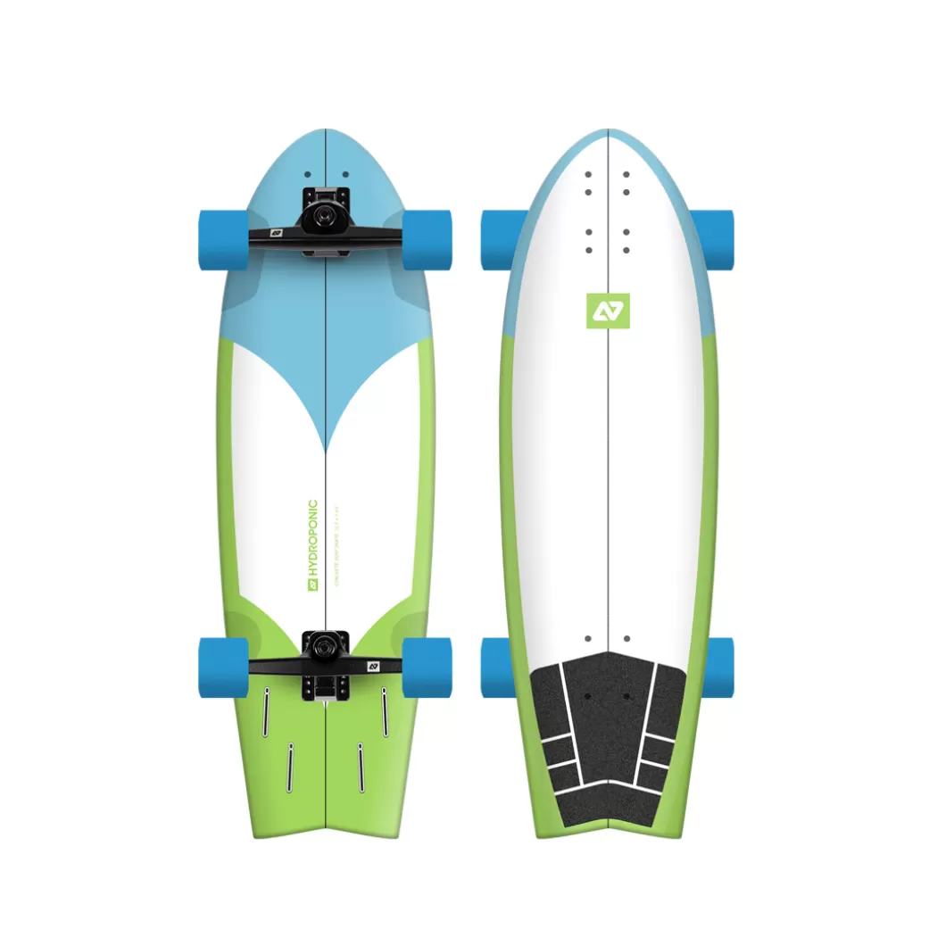 Outlet Surfskate Fish 31,5'' Radikal Cyan /Green Surfskate Completes