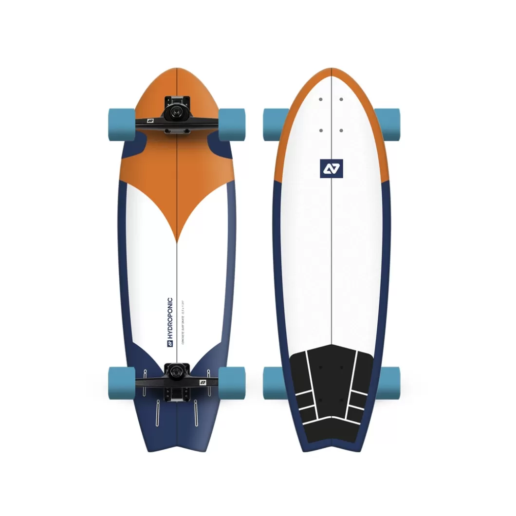 Shop Surfskate Fish 31,5'' Radikal Orange/Navy Surfskate Completes