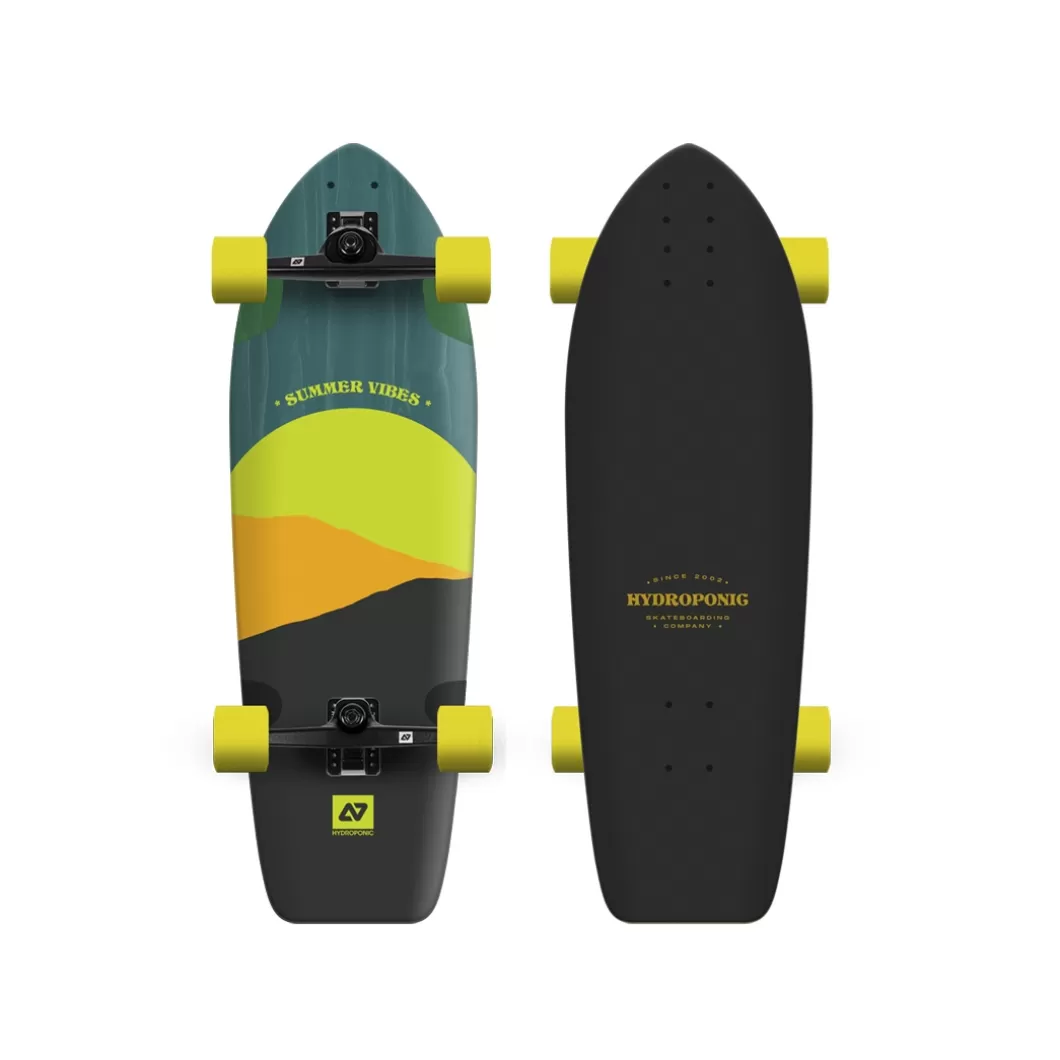 Flash Sale Surfskate Square 31,5'' Sun Green Surfskate Completes