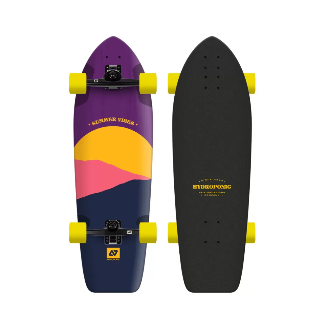 Flash Sale Surfskate Square 33'' Sun Purple Surfskate Completes