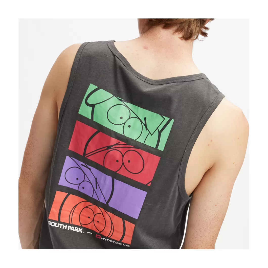 Best Sale Tank Top South Park Stack Used Charcoal Adult Tank Tops