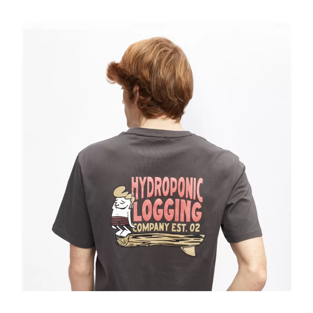 Cheap T-Shirt Logging Charcoal Adult T-Shirts