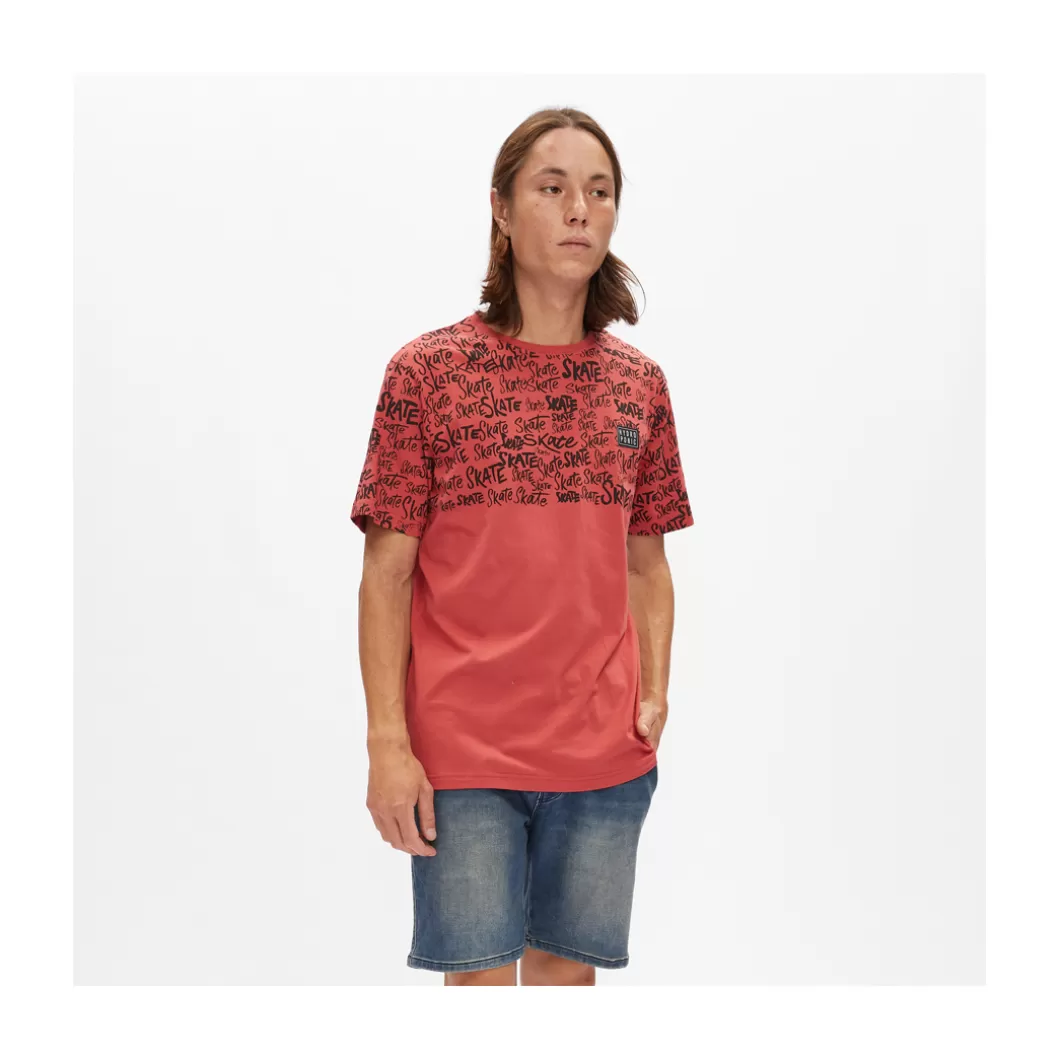 Clearance T-Shirt Sk8 Typo Terracota Adult T-Shirts