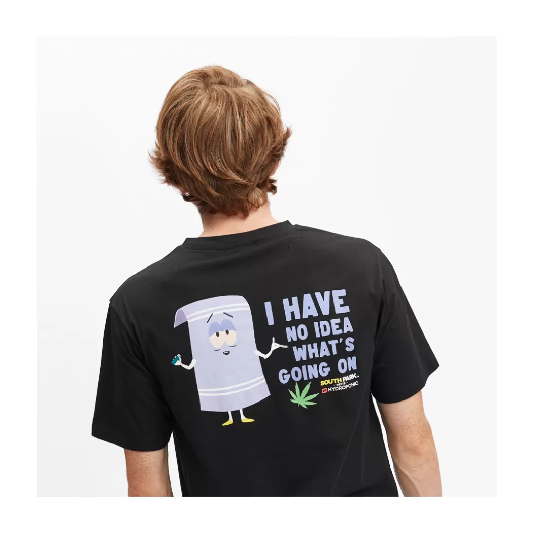 Cheap T-Shirt South Park Towelie Weed Black Adult T-Shirts